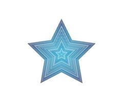 Big and small stars in motion for advertise on white background vector