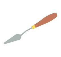 handmade workshop tools. Art drawing knife. vector