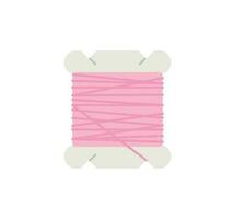 handmade workshop tools. embroidery thread vector