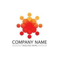 People logo, Team, Succes people work, Group and Community, Group Company and Business logo vector and design Care, Family icon Succes logo