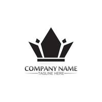 Crown Logo Template vector icon