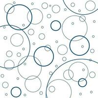 Vector circle bubbles abstract background