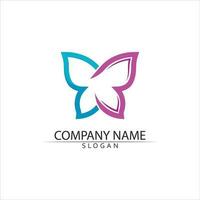 Beauty Butterfly icon design vector