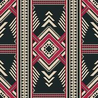 Ethnic geometric pattern. Aztec navajo geometric shape seamless pattern. Ethnic southwest pattern use for fabric, textile, home decoration elements, upholstery, wrapping, wallpaper, etc. vector
