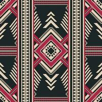 Ethnic geometric pattern. Aztec navajo geometric shape seamless pattern. Ethnic southwest pattern use for fabric, textile, home decoration elements, upholstery, wrapping, wallpaper, etc. vector