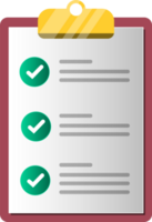 Checklist, document validation or portfolio business icon. Clipboard, Quality control png