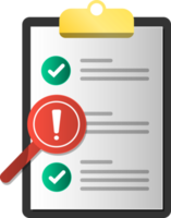 Checklist, document validation or portfolio business icon. Clipboard, Quality control png