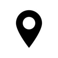 Location Map pointer icon vector