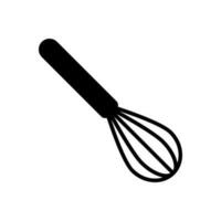 whisk icon isolated on white background vector