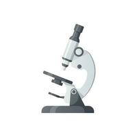Microscope vector isolated on white background.