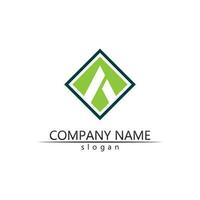 A Letter Logo Template vector