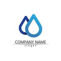 Water drop Logo Template vector