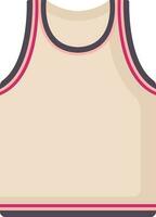 Tank top or undershirt icon in flat style. vector