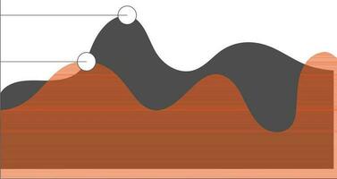 dos color estilo de mapa icono para folleto concepto. vector