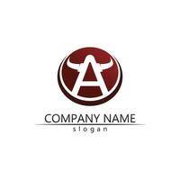 A Letter Logo Template vector