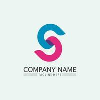 Business corporate S letter logo vector