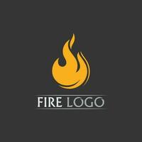 fuego logo e icono, elemento llameante caliente vector llama ilustración diseño energía, cálido, advertencia, signo de cocina, logo, icono, luz, potencia calor