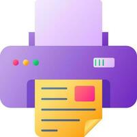 Vector illustration of Printer icon.