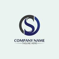 Business corporate S letter logo vector