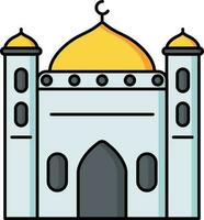 Vector illustration of Mosque icon.