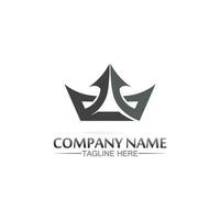 Crown Logo Template vector icon