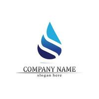 Water drop Logo Template vector