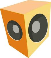 Illustration of audio sound speaker. vector