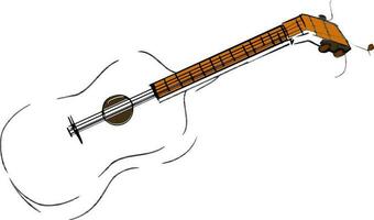 eléctrico guitarra instrumento. vector