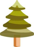 Illustration of Christmas Tree. vector