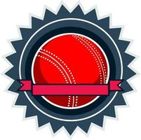 Sticker, tag or label for Cricket. vector