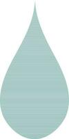 Flat style vector illustration of drop.