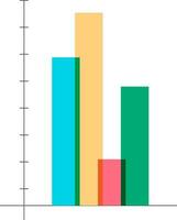 bar gráfico infografía para negocio. vector