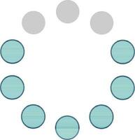 Circle infographic element for Business. vector