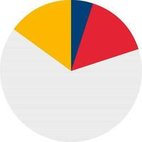 Pie chart infographic for Business concept. vector