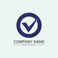 Checklist check mark logo vector or icon. Tick symbol in green color illustration. Accept okey symbol for approvement or cheklist design