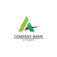 A Letter Logo Template vector