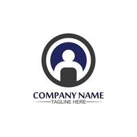 People logo, Team, Succes people work, Group and Community, Group Company and Business logo vector and design Care, Family icon Succes logo