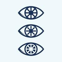 Eye Care vector logo design