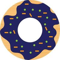 Illustration of a donut. vector