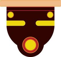Flat style cctv camera. vector