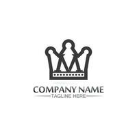 Crown Logo Template vector icon