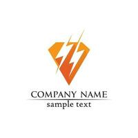 Diamond and Jewel design vector Logo Template symbol