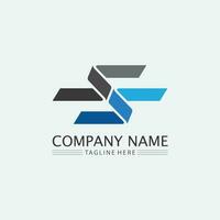 Business corporate S letter logo vector