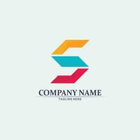 Business corporate S letter logo vector