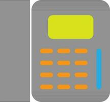 Telephone in flat style. vector