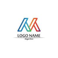 A Letter Lightning Logo vector