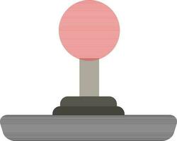 Joystick in black and pink color. vector