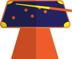 Billiard table in flat style. vector