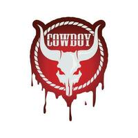 cowboy hat logo icon vector design template