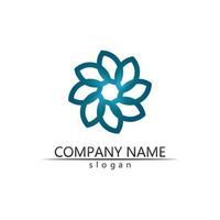 Tree leaf vector and green logo design friendly concept